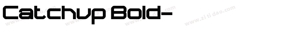 Catchup Bold字体转换